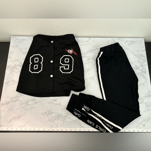 Girls Shein Teen Pants Skirt 12-13Y Lot Of 6 Elastic Waist Girls Hearts U1 - Picture 2 of 6